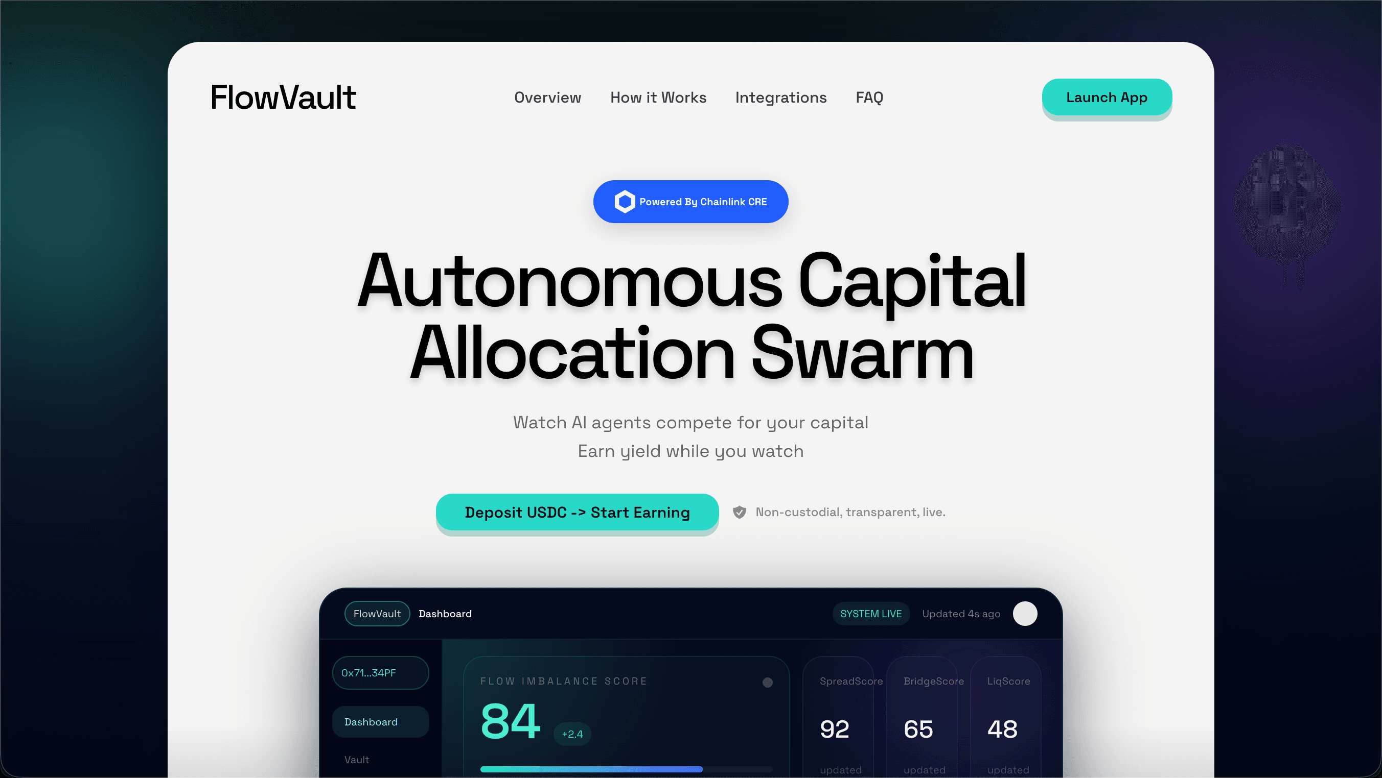 FlowVault: Autonomous Capital Allocation Swarm