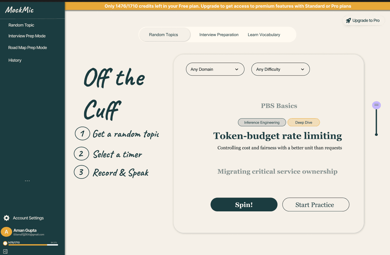 MockMic: AI-Powered Mock Interview Practice Platform